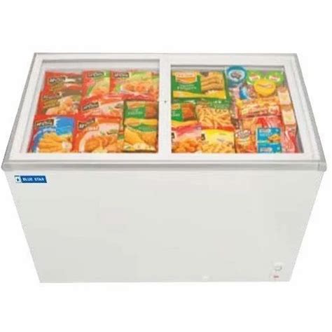 502 Medium Blue Star Glass Top Chest Freezer Gt500ag At Rs 35000piece In Chennai