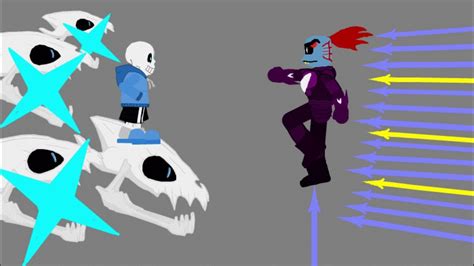 Sans Vs Undyne Animación Youtube