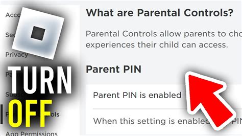 How To Turn Off Parental Controls In Roblox Full Guide Youtube