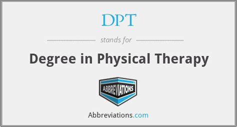 Dpt Degree In Physical Therapy