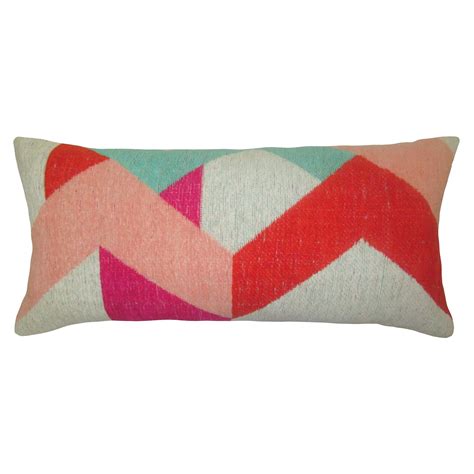 Pyarn Dyed Lumbar Pillow Pink Threshold A