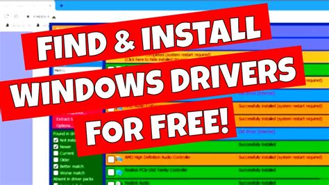 Find Install Windows Pc Drivers Automatically For Free Youtube