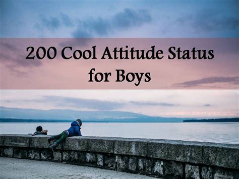Please Read And Share Our Collection Of 200 Cool Attitude