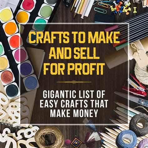 Crafts To Make And Sell For Profit 200 Craft Ideas
