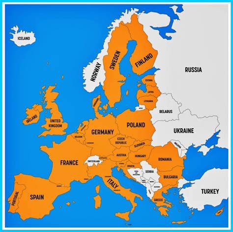 Peta Negara Turki Lengkap Peta Benua Eropa Penjelasan Lengkap The Best Porn Website