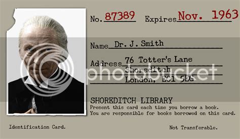 11th Doctors Library Card Page 3 Rpf Costume And Prop Maker Community