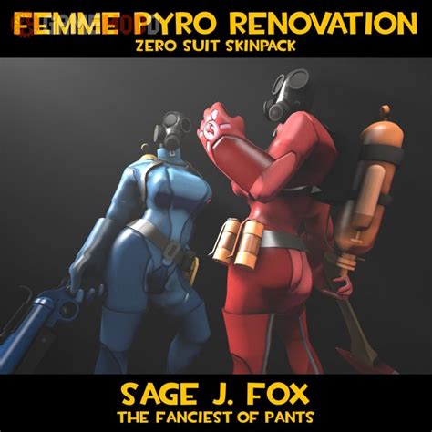 Femme Pyro Zero Suit Skins V1 2 TF2 Skins Pyro GAMEMODD