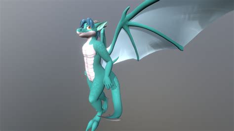 Gale Dragon Vrchat Avatar 3d Model By Meelo A73207d Sketchfab