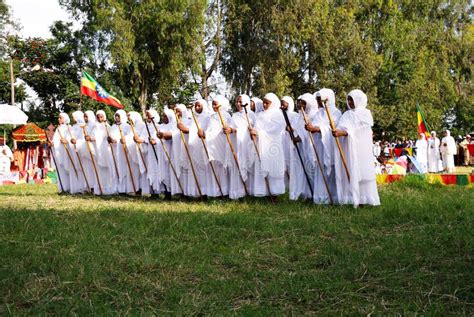 Ceremony Of Meskel Holy Cross Finding Festival Bahir Dar Ethiopia