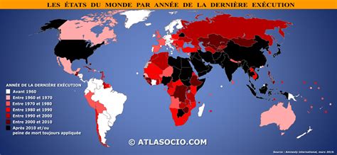 Carte Du Monde Peine De Mort Atlasocio Com