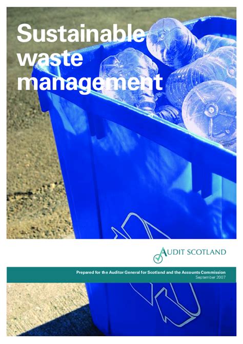 Sustainable Waste Management Audit Scotland