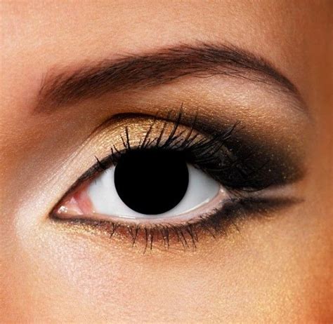 Blind White Blind Black Contact Lens Pair Cosplay Contacts Lens Blind White Halloween Lens For
