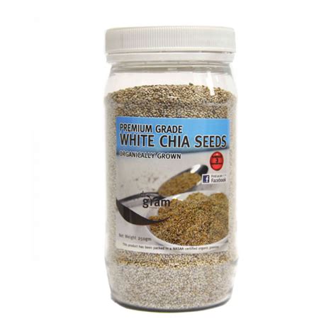 Drgram White Chia Seeds Lifewinners Organic And Fine Foods
