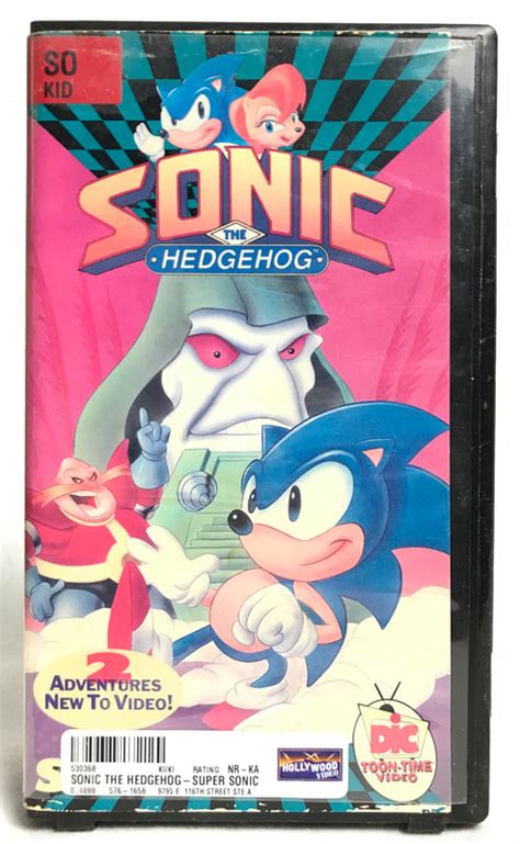 sonic videos and dvds sonic the hedgehog collectibles