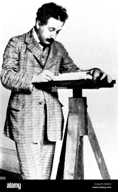 Albert Einstein In The Patent Office Stock Photo Alamy
