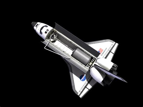 Realistic Nasa Space Shuttle 3d Model Max Obj 3ds C4d Lwo Lw Lws