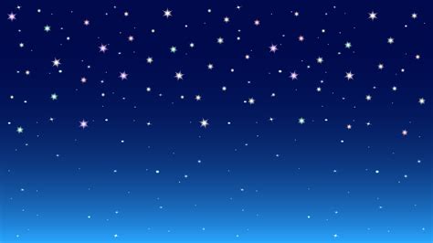 Blue Stary Background Clipart