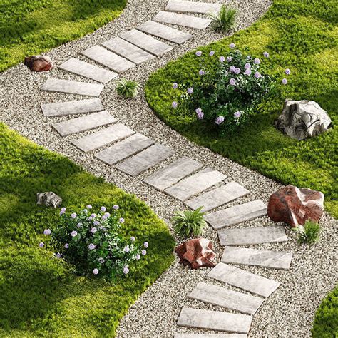 Stepping Stone Designs Decorative Floor Grass 04 3d Model Cgtrader