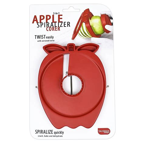 Talisman Designs Spiralizer Apple Corer In Red Bed Bath And Beyond In