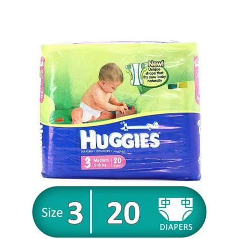 Huggies Baby Diapers Size 3 20 Pcs Buy Online Jumia Egypt
