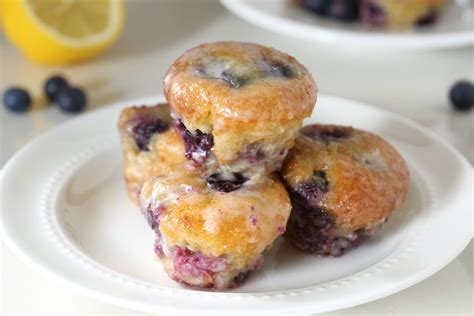 Delectable Mini Gluten Free Lemon Blueberry Muffins HuffPost Life