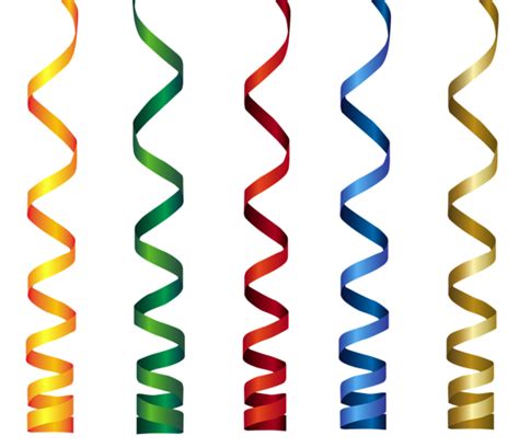 Curly Ribbons Transparent Png Clip Art Image Curly Ribbon Clip Art