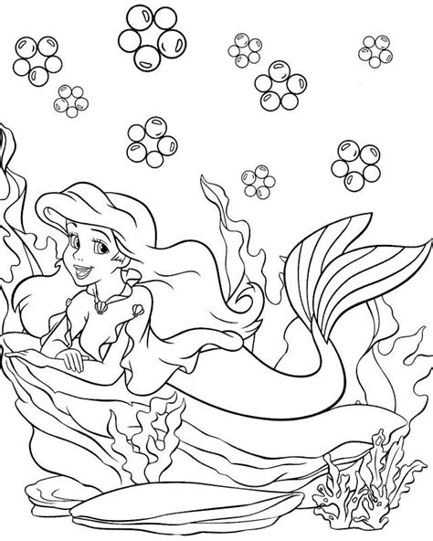 Desene Cu Mica Sirena Ariel De Colorat Imagini I Plan E De Colorat Cu