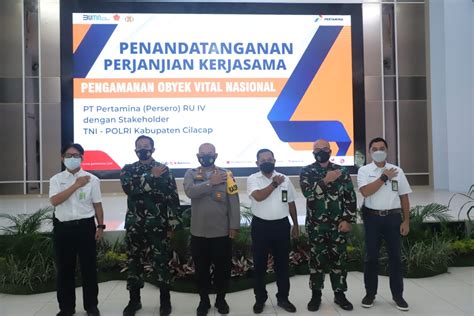 Kilang di pt pertamina (persero) refinery unit iv cilacap terdiri atas: Kilang Pertamina Cilacap Perpanjang Kerjasama dengan TNI ...