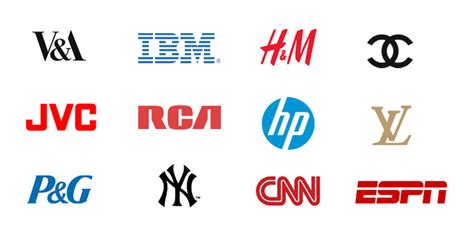 Types Of Logos Famous Lettermarks Wordmarks And Pictorial Marks