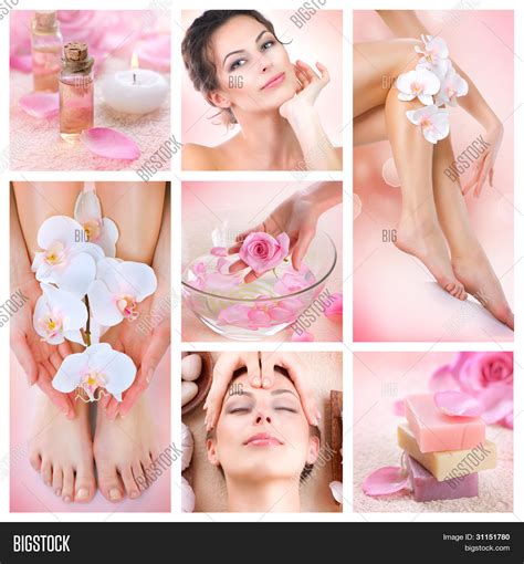 Spa Collage Image And Photo Free Trial Bigstock