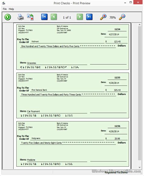 Print blank checks for check writing practice or for a check question student worksheet or checking lesson plan. Print Checks 2.0.2.0 Free download