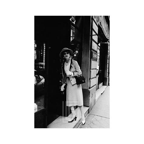 Mark Shaw Coco Chanel Enters Her Shop On The Rue Fauborg St Honore