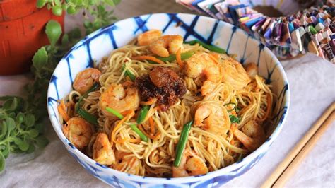 Shrimp Chow Mein Recipe Youtube