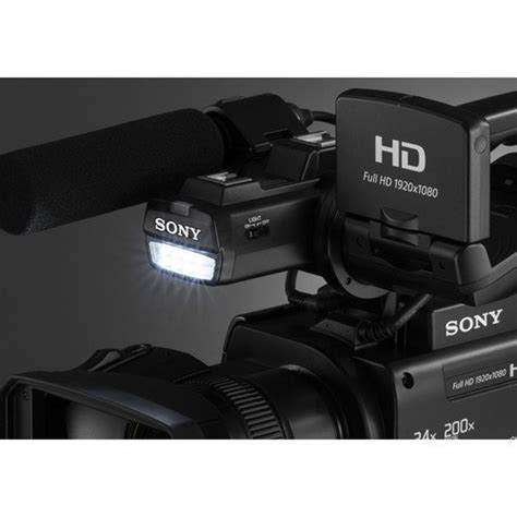 sony hxr mc2500 shoulder mount professional full hd camcorder black camera source