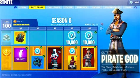 On top of the skins in the pass, fortnite fans can also unlock special variants by completing challenges and missions, and will receive in chapter 2, season 5, two more crossovers have joined the battle royale party. NEW "SEASON 5" BATTLE PASS SKINS LEAKED! (SEASON 5 "Tier ...