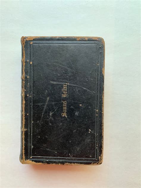 1865 Small Antique Bible Etsy
