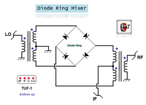 Diode Ring Mixer Audiocircuit Circuit Diagram
