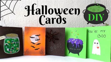 Halloween Cards For Kids To Make