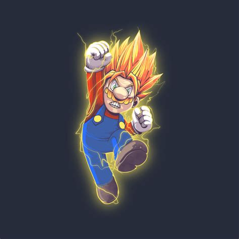 Super Mario Saiyan Dragon Ball T Shirt The Shirt List