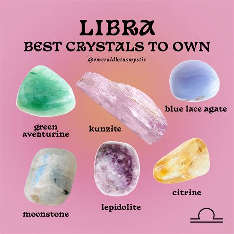 Libra Best Crystals For Each Zodiac Sign — Emerald Lotus