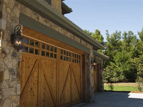 The exposed wood, cozy fireplaces, and stone walls look glamorous but also. 60 Residential Garage Door Designs (Pictures)