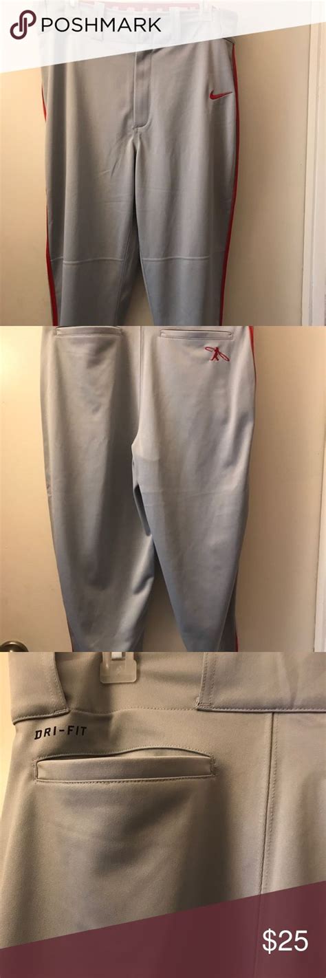 Nike Mens Swingman Dri Fit Piped Baseball Pants Nike Men Baseball