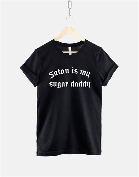 satan is my sugar daddy t shirt pastel goth shirt gothic etsy