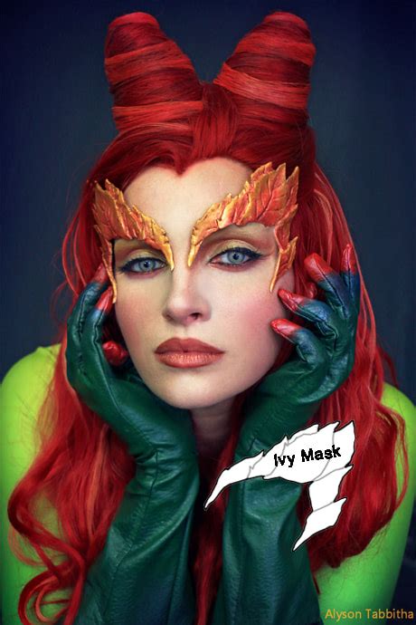 Poison Ivy Mask Template