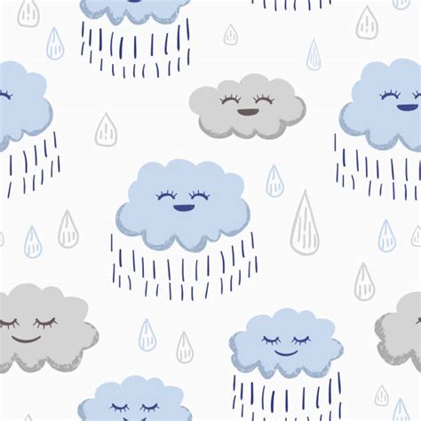 Cartoon Of A Rain Storms Illustrations Royalty Free Vector Graphics