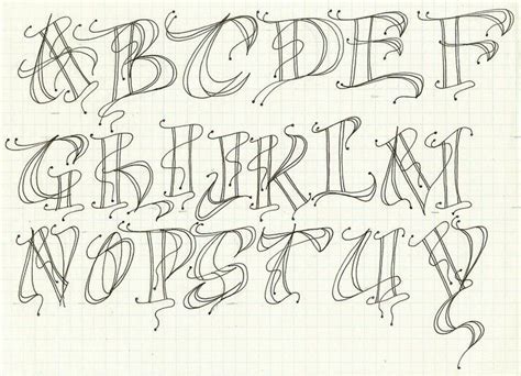 The Upper And Lower Letters Are Handwritten In Cursive Writing With