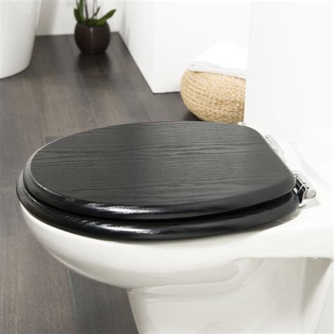 Round Toilet Seat Zwarte Wc Toiletbrillen Toilet Ontwerp