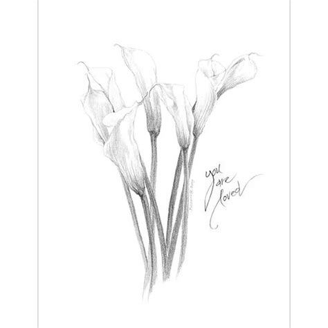 Calla Lilies Note Card Heirlooms Gallery