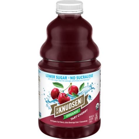 Rw Knudsen Organic Lower Sugar Tart Cherry Juice 48 Fl Oz Smiths Food And Drug