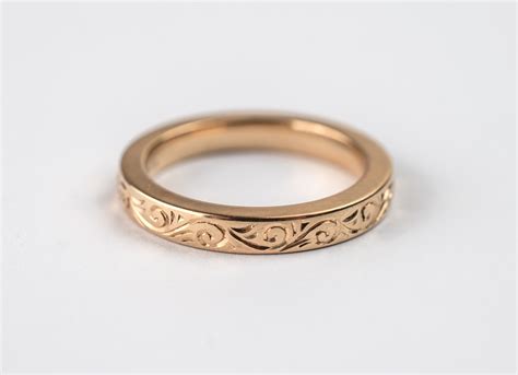 Hand Engraved Wedding Ring Ra Designer Jewellery
